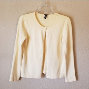 Lemon yellow cardigan